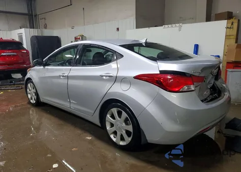 2013 Hyundai Elantra Gls from USA, damaged, VIN 5NPDH4AE9DH244735